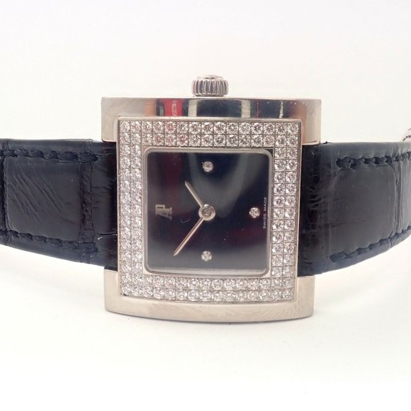 Authentic! Vintage Audemars Piguet 18k White Gold 1.15ct Diamond Ladies Watch - Picture 9 of 12